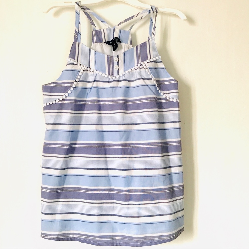 Girls Striped Summer Tank Top